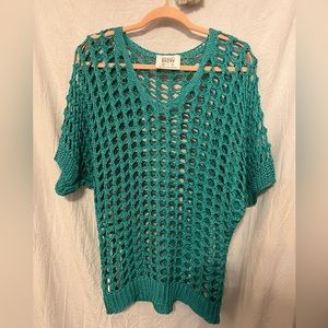 Brand Bazaar Knit Mesh Swim Cover Up 🌵